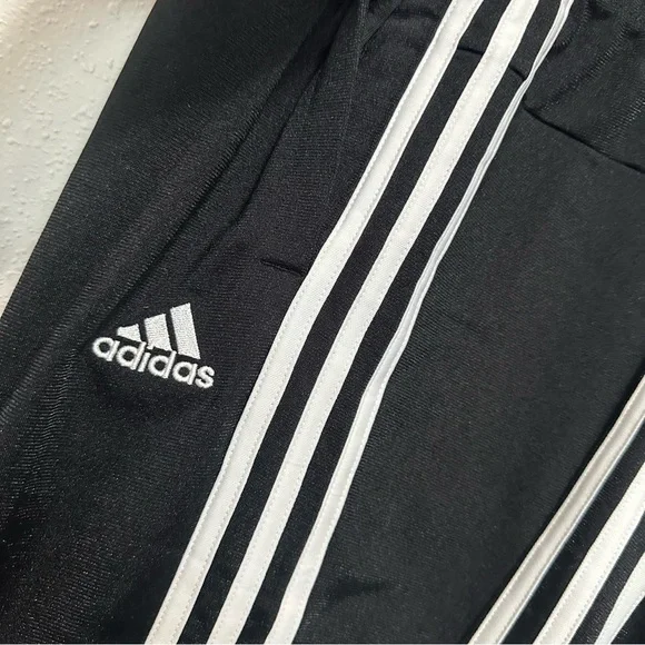 Adidas Women’s Size Large Black/White Striped Jacket and Pants Set. Brand New - Picture 7 of 11